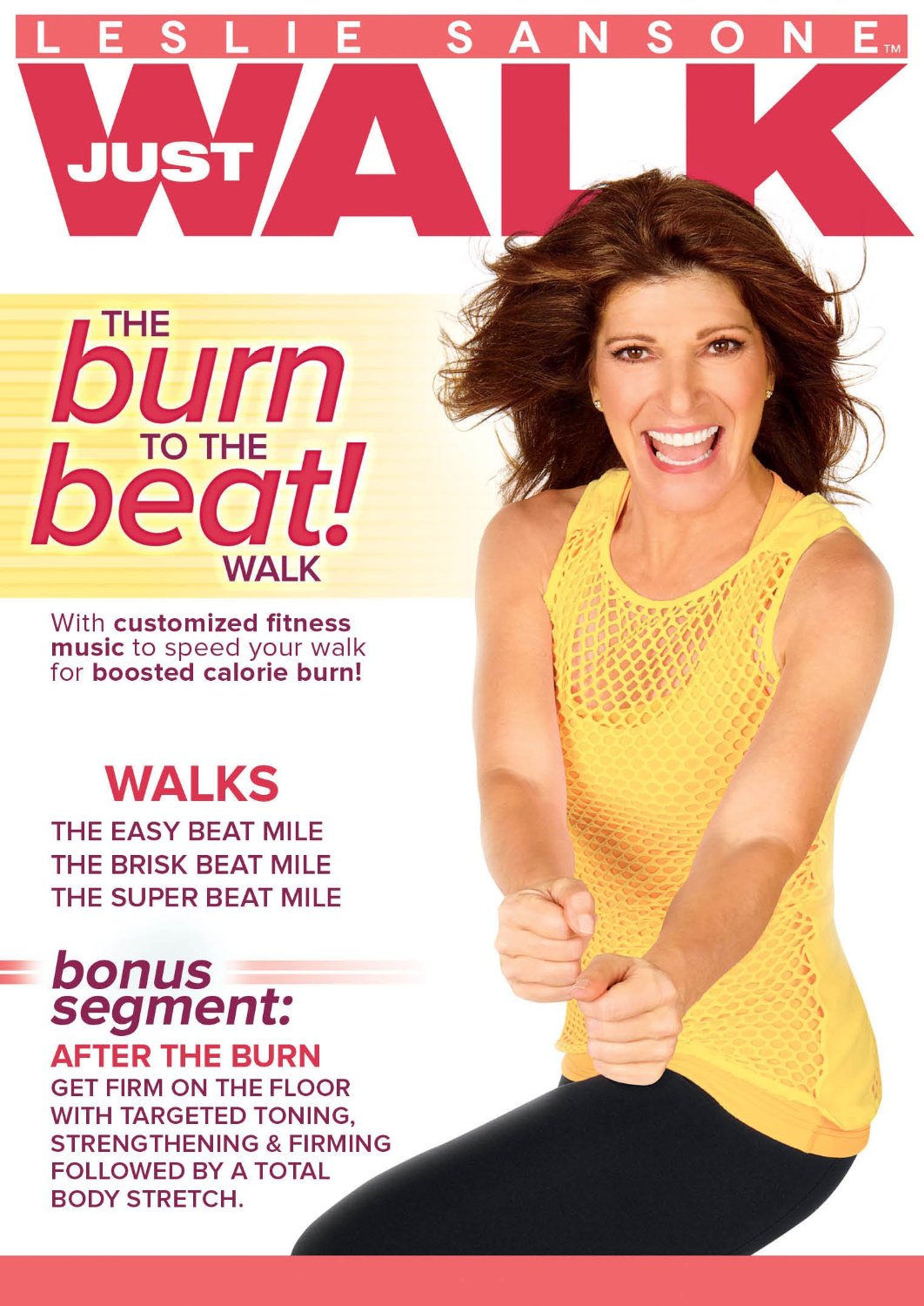 Leslie Sansone “Burn to the Beat” fitness walking dvd review and