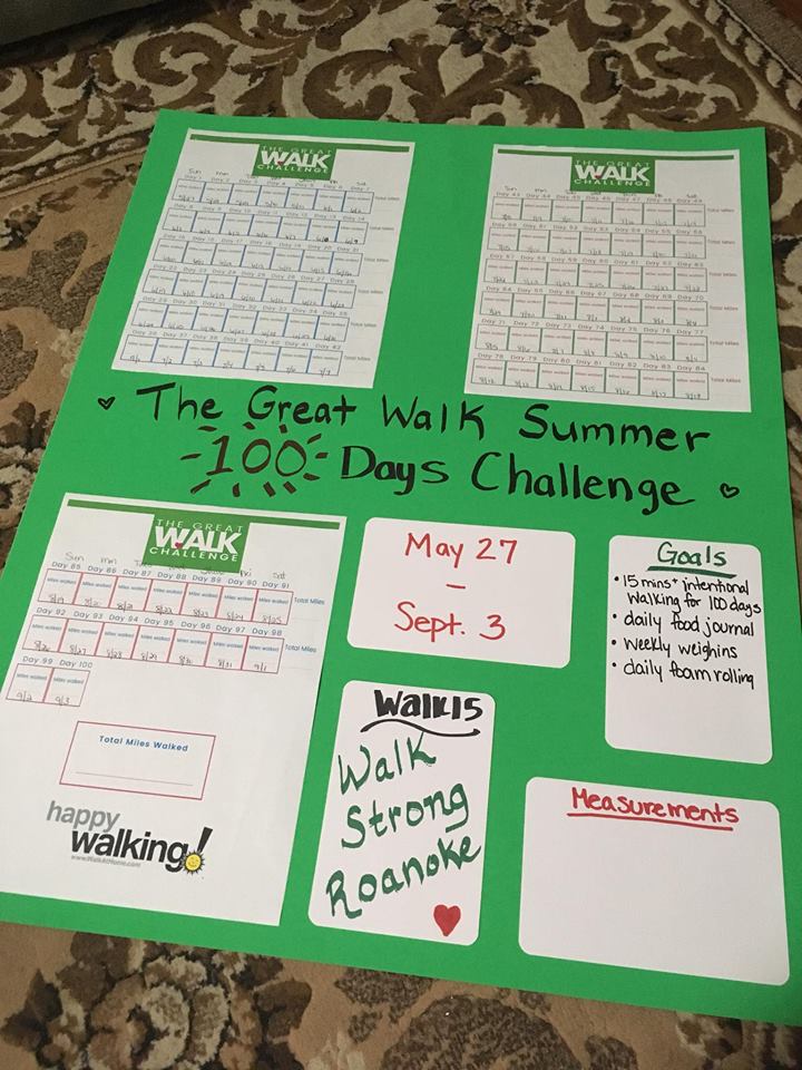 “The Great Walk Summer Challenge” with Walk Strong Roanoke FAQ